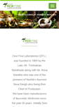 Mobile Screenshot of dewfinelabs.com